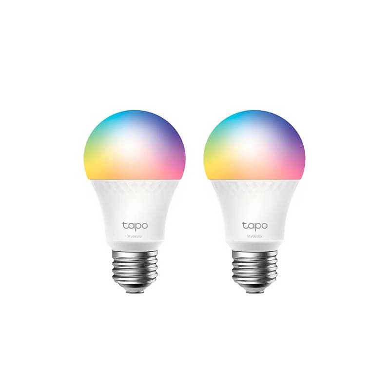 FOCO INTELIGENTE TP-LINK TAPO SMART WIFI LIGHT MULTICOLOR 1055 LUM. CONTROL POR VOZ (2 PACK) - Imagen 1