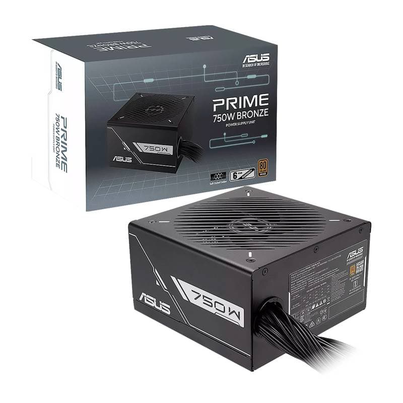 Fuente de Poder Asus PRIME-750W BLACK ATX12V 80Plus Bronze - Imagen 1