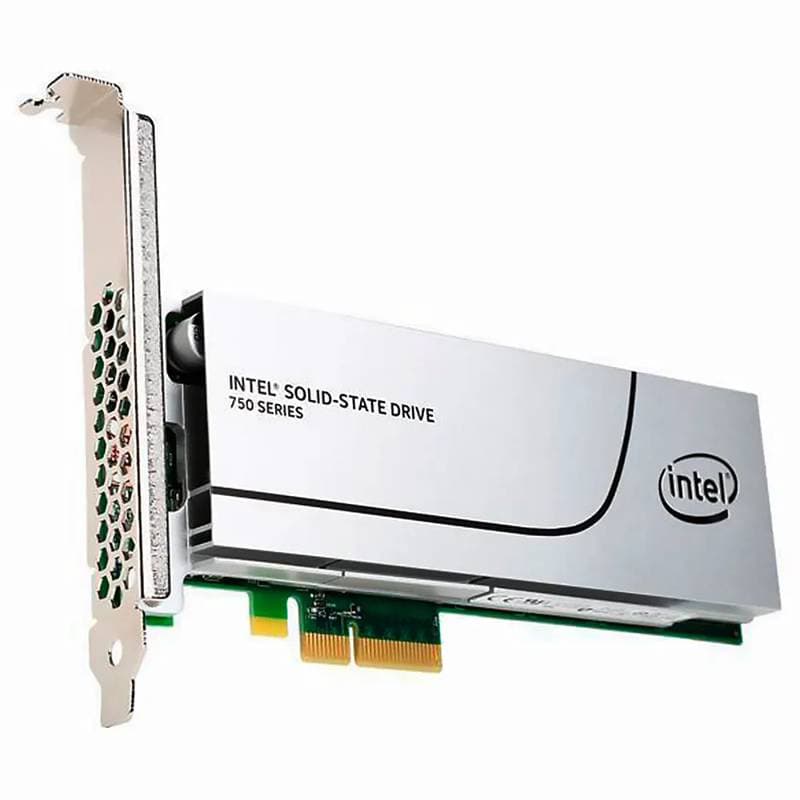 SOLID STATE DRIVE INTEL 750 SERIES 400GB NVME PCIE 3.0 X4 2.5INC. X 15MM U.2 - Imagen 1