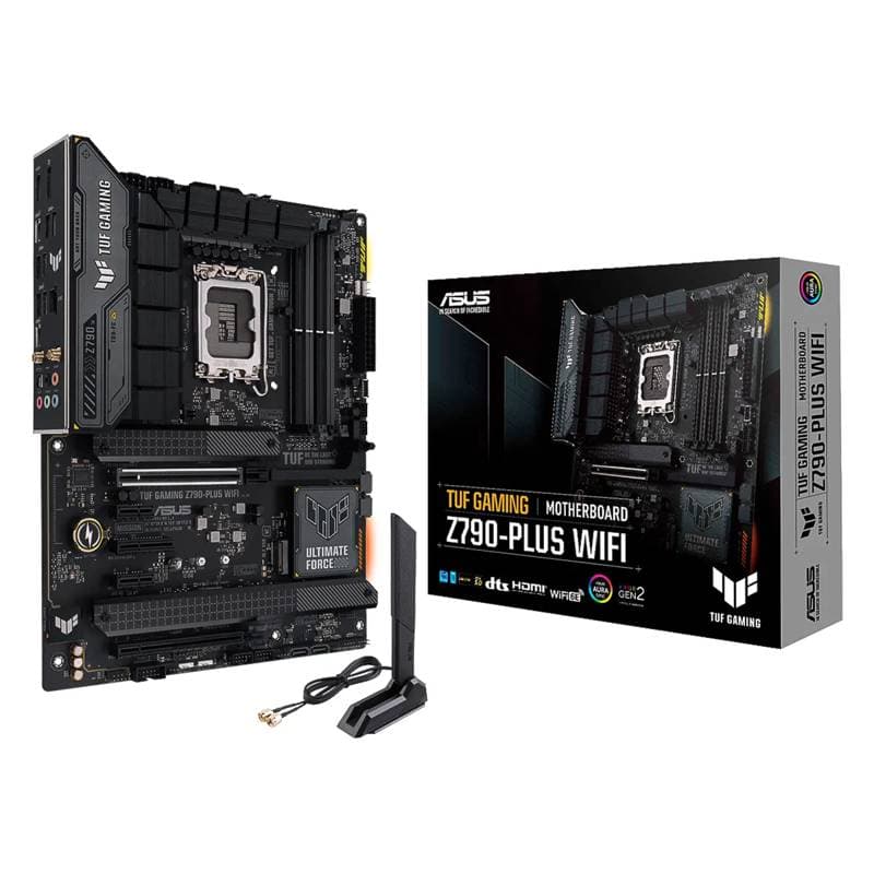 MBO ASUS TUF Z790-PLUS GAMING 13VA LGA-1700 DDR5-7200 HDMI DP WIFI BT 4M.2 USB3.2 PCIE4.0 ATX - Imagen 1
