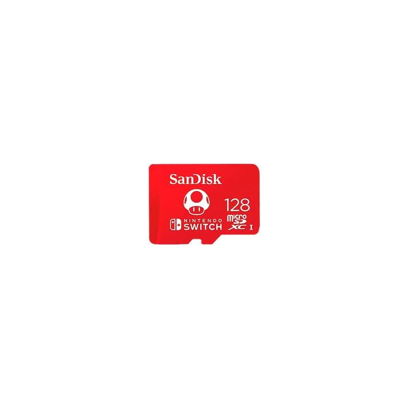Memory Sandisk micro-SDXC 128GB 100MBs with Licencia Nintendo Switch - Imagen 1