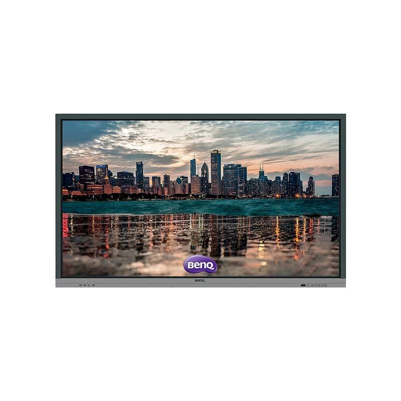 MONITOR BEN-Q 65INCH INTER. RE-6501 EDU. IPS DLED 4K 3840X2160 TOUCH VGA 3HDMI DP USB BLACK - Imagen 1