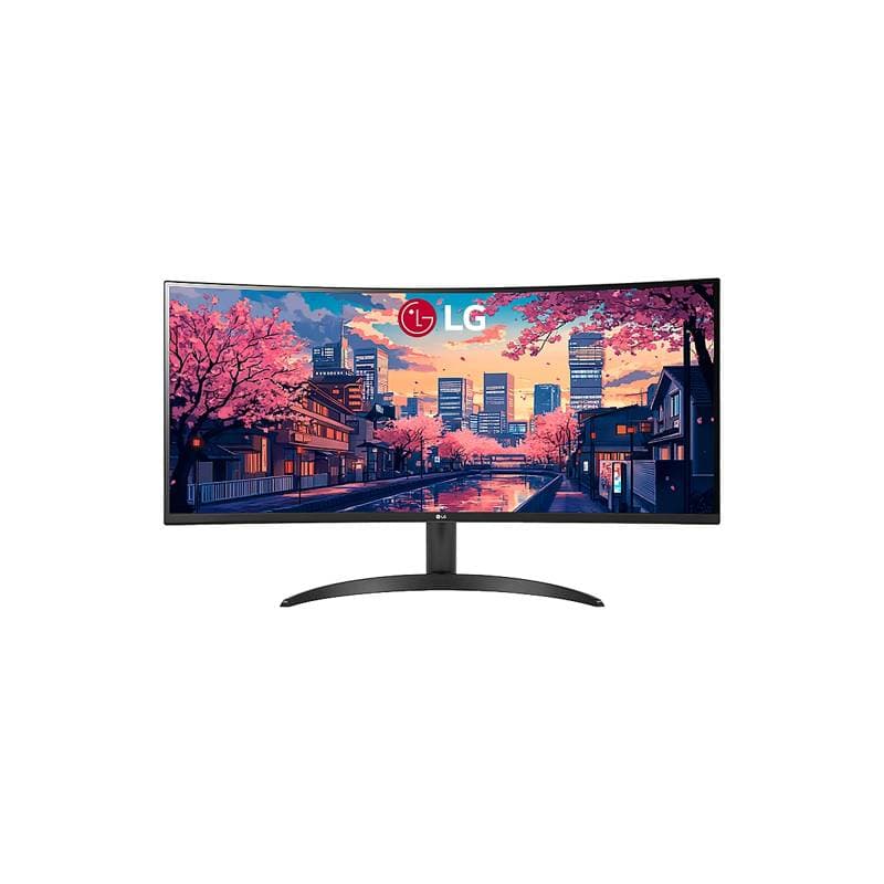 MONITOR LG 34Inch CURVO ULTRAWIDE VA WQHD 3440x1440 2HDMI DP sRGB 100Hz Black - Imagen 1