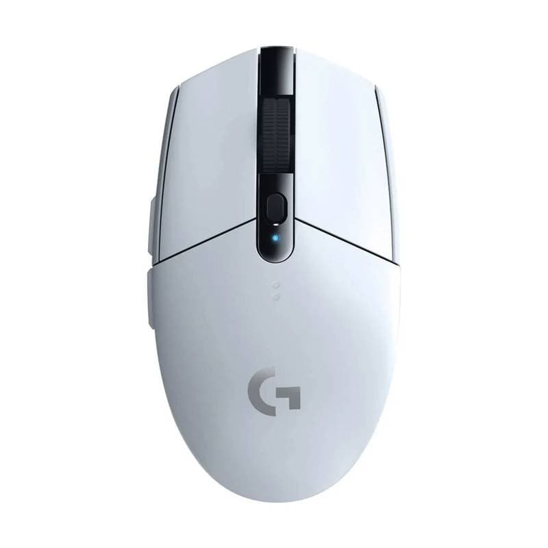 MOUSE LOGITECH GAMING G305 BLANCO WIRELESS LIGHTSPEED SENSOR HERO ULTRALIGERO USB - Imagen 1