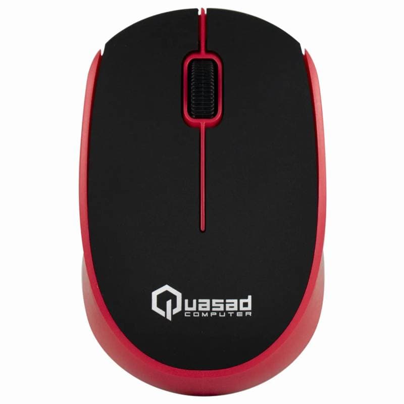 MOUSE QUASAD QM-610 WIRELESS ROJO - Imagen 1