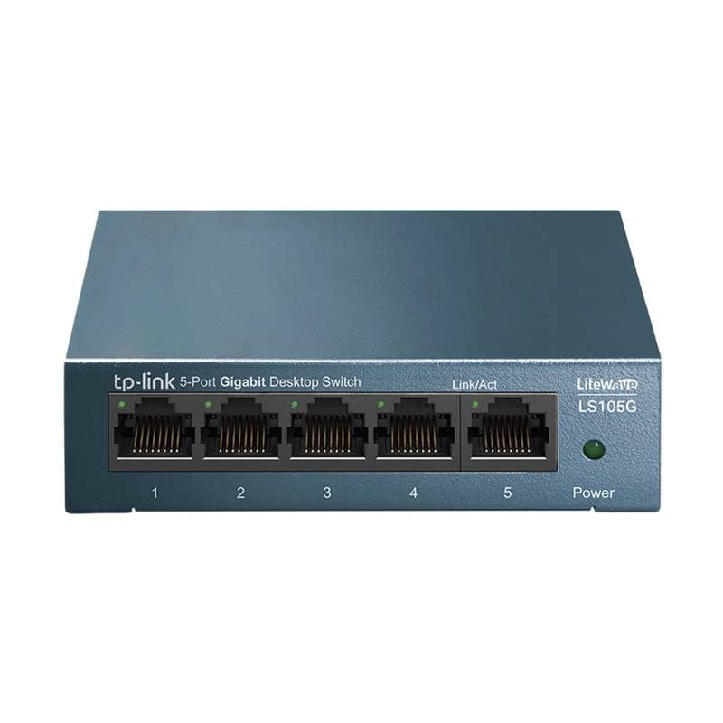 SWITCH GIGABIT ESCRITORIO 5-PORT 10-100-1000MBPS LS105G - Imagen 1