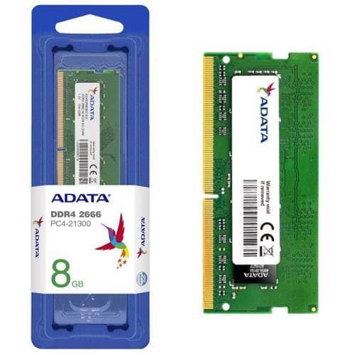 Memoria RAM SO-DIMM ADATA 8GB PC-2666 DDR4 PC4-21300 AD4S266638G19-S - Imagen 1