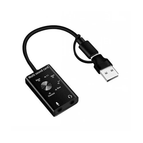Tarjeta de Audio Type C + Adaptador USB - Imagen 1