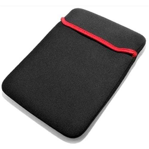Estuche laptop 14.5" sencillo filos rojos - Imagen 1