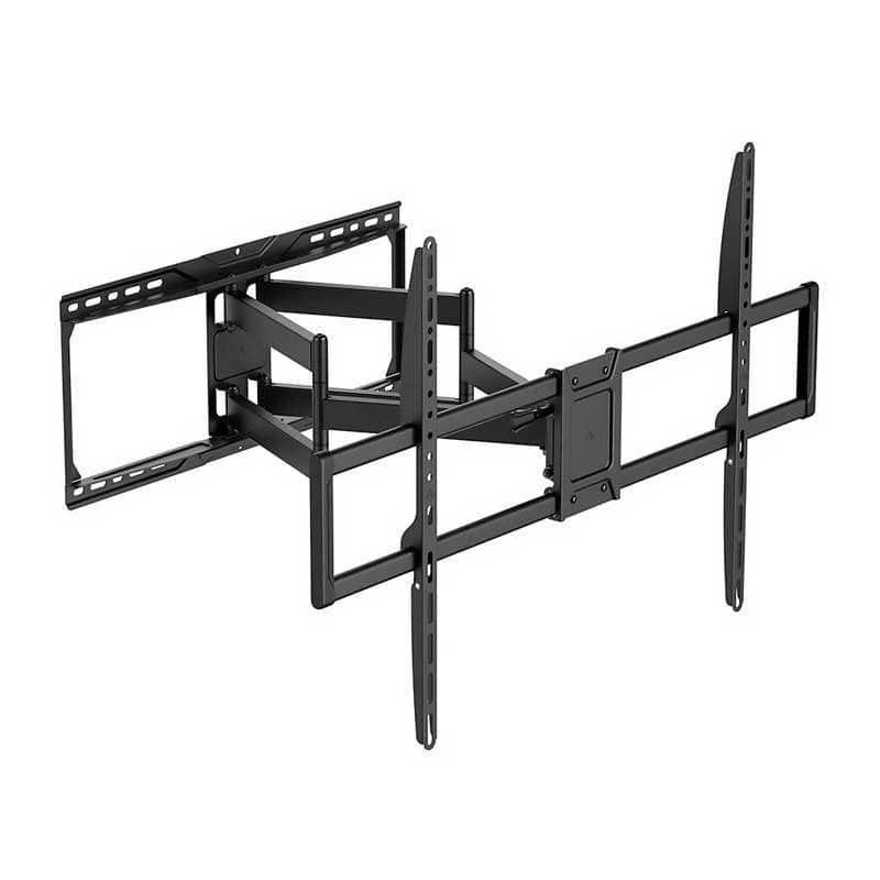 WALL MOUNT FOR TV ARGOM 50Inch a 105Inch HEAVY - FULL MOTION DOUBLE ARM 900X600 NEGRO - Imagen 1