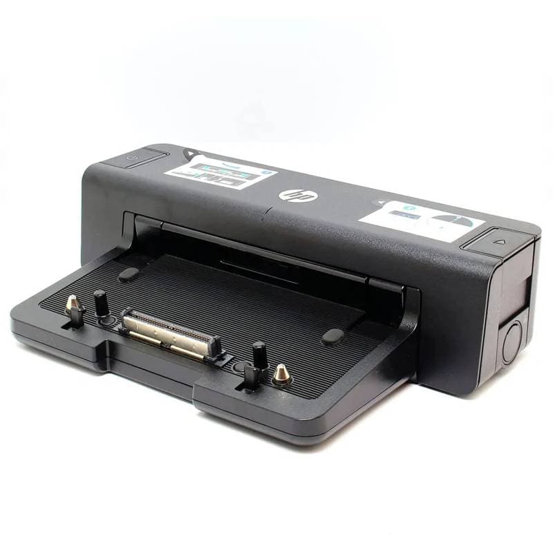 DOCKING STATION HP 90W 4XUSB-3.0 VGA DP DVI-D ETHERNET PS2 PUERTO SERIAL Y PARALELO NEGRO - Imagen 1