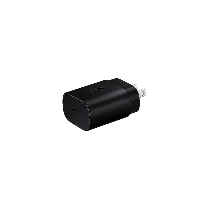 CARGADOR DE PARED SAMSUNG TA-800 CARGA RAPIDA 25W USB-C NEGRO - Imagen 1