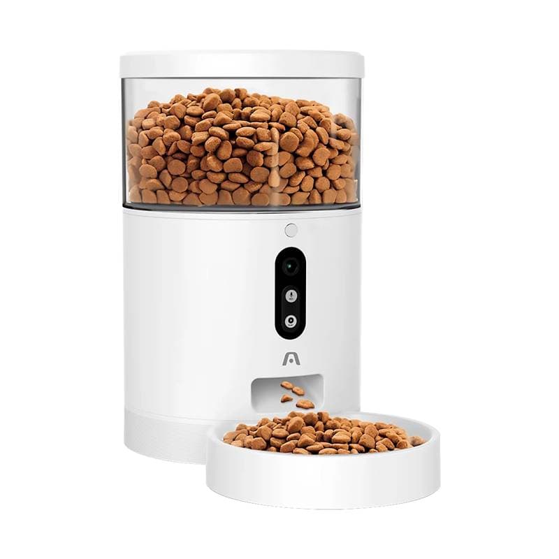 COMEDOR INTERLIGENTE ARGOM PARA MASCOTAS FURCONNECT 71 4Lts. Camara 4MP BT WF BLANCO - Imagen 1