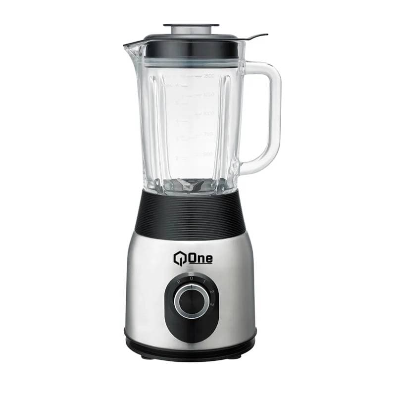 Licuadora Q-One 4 Veloc. Silver - Black - Imagen 1