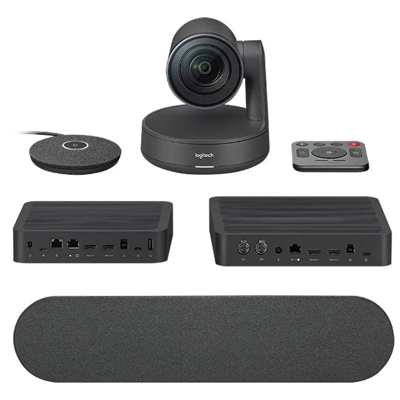 CONFERENCE-CAM LOGITECH RALLY PREMIUM 4K-ZOOM 15X-RIGHTSENSE-VISION 90 HASTA 14 PERSONAS - Imagen 1