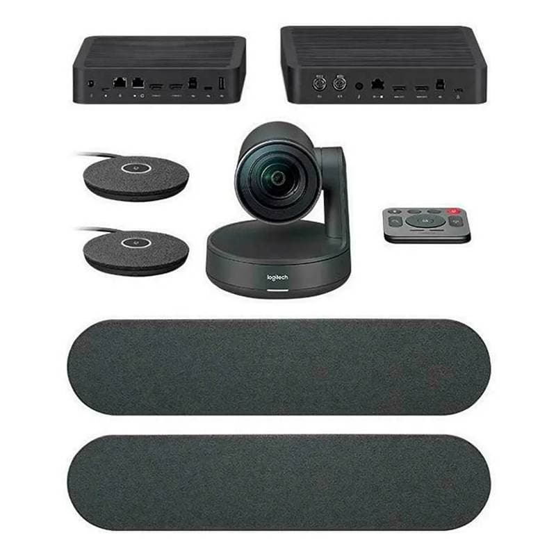 CONFERENCE-CAM LOGITECH RALLY PLUS 4K-ZOOM 15X-RIGHTSENSE-VISION 90 HASTA 24 PERSONAS - Imagen 1