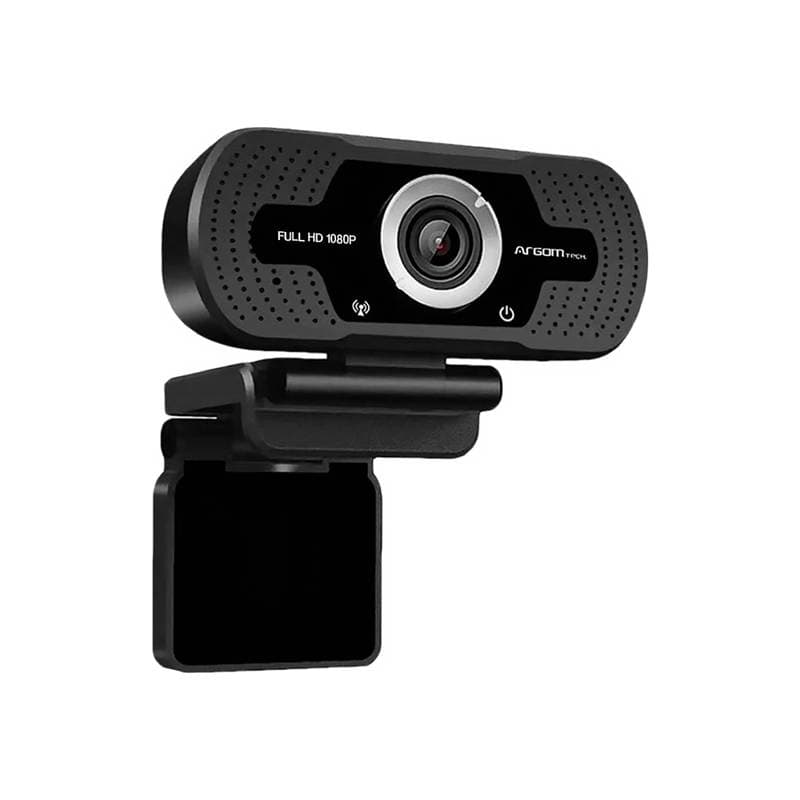 CAM. VID CONF. ARGOM ARG-WC-9140BK 1080P MICROFONO USB2.0 NEGRO - Imagen 1