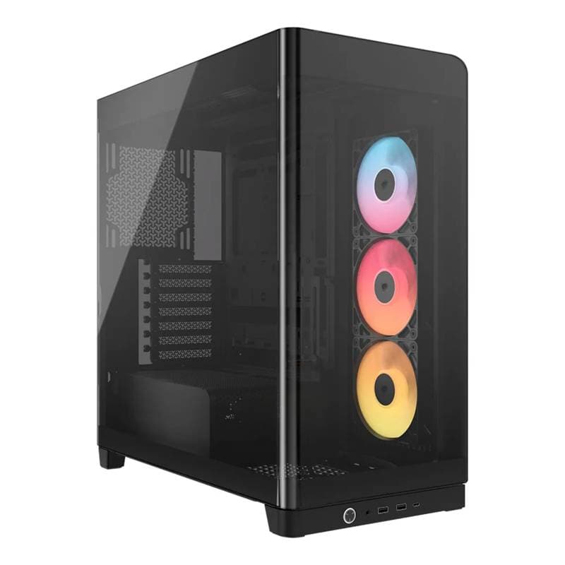 CASE CORSAIR ATX 4500X FRAME RS-R ARGB Panoramic Glass 2USB3.2 HD-Audio Mid-Tower Black - Imagen 1