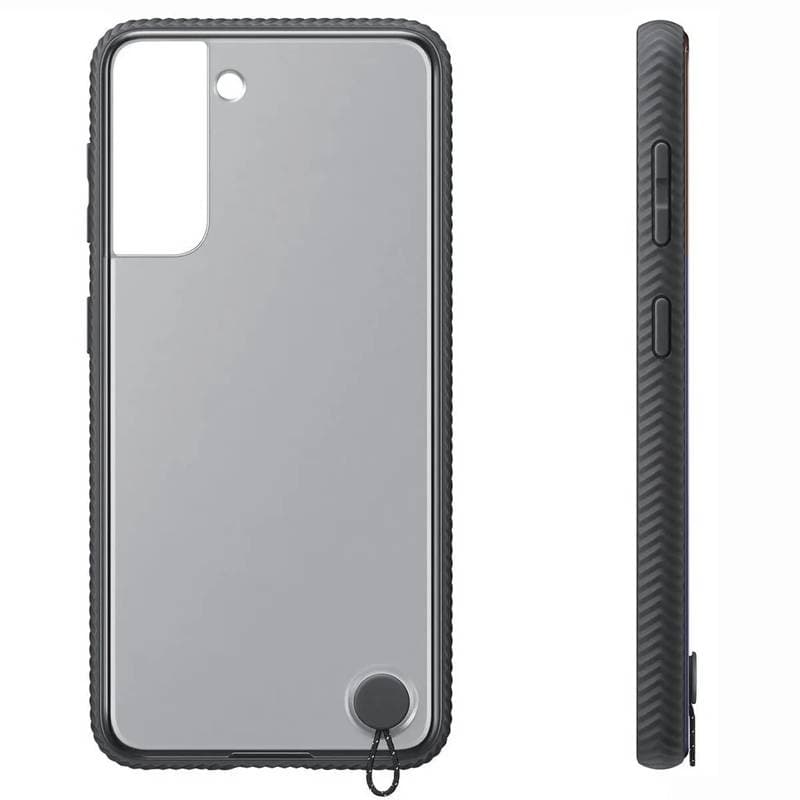 CASE PROTECTOR SAMSUNG TRANSPARTENTE FOR GALAXY S21 PLUS NEGRO - Imagen 1