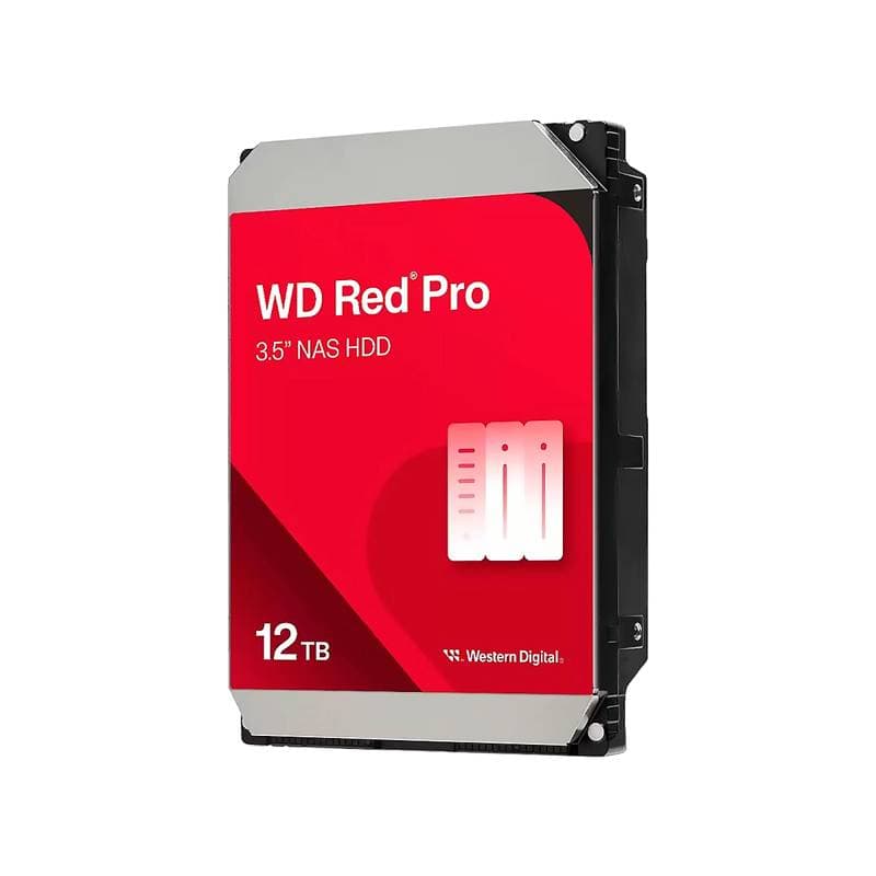 DISCO DURO WESTERN DIGITAL Red Pro 12TB NAS 7200RPM SATA 6 Gb-S 512MB-Cache 3.5INC. RED - Imagen 1