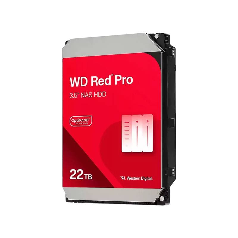 DISCO DURO WESTERN DIGITAL Red Pro 22TB NAS 7200RPM SATA 6Gb-S 512MB-Cache 3.5INC. - Imagen 1