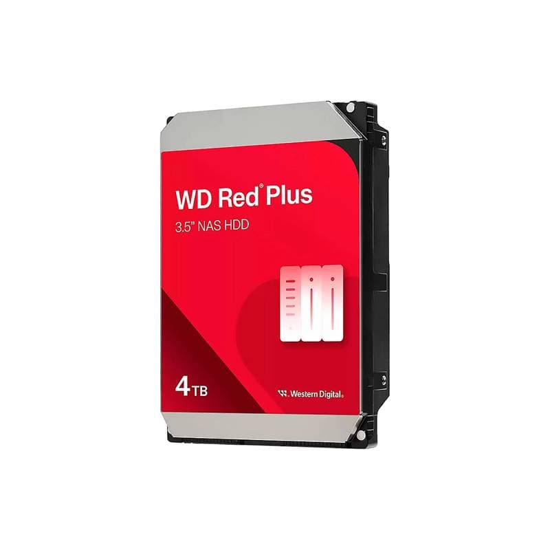 DISCO DURO WD Red Plus NAS 4TB 3.5Inch SATA 5400RPM 128MB up to 180MB-s - Imagen 1