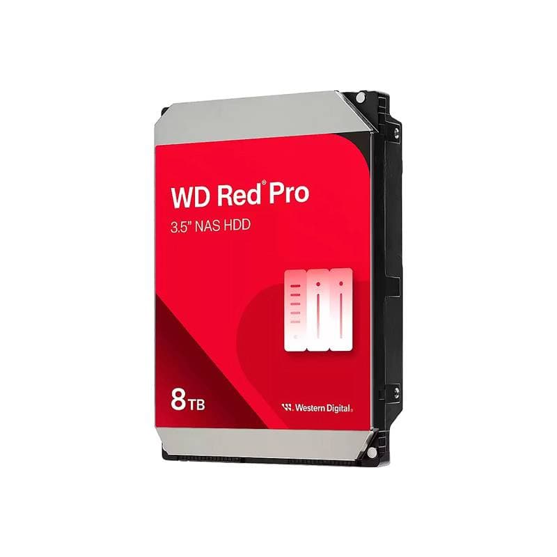 DISCO DURO WESTERN DIGITAL 8TB SATA 7200RPM 3.5Inch CACHE-256MB RED PRO NAS 5y - Imagen 1