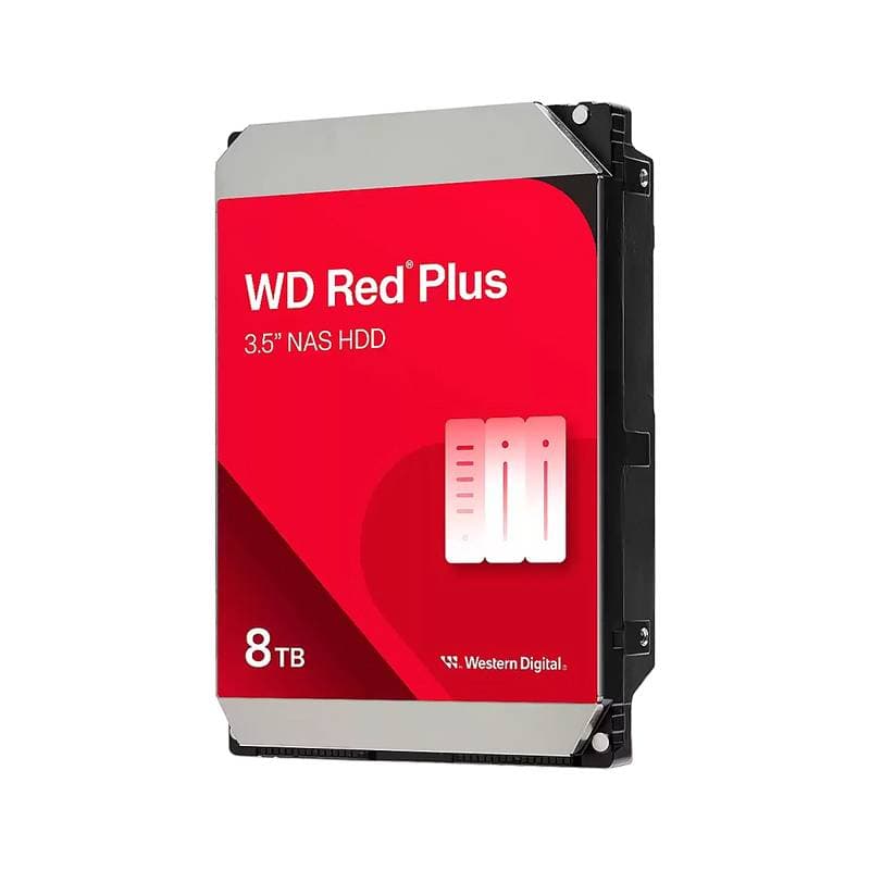 DISCO DURO WESTERN DIGITAL -NAS-8TB-5640RPM-3.5INC.-RED PLUS- 256MB CACHE - Imagen 1