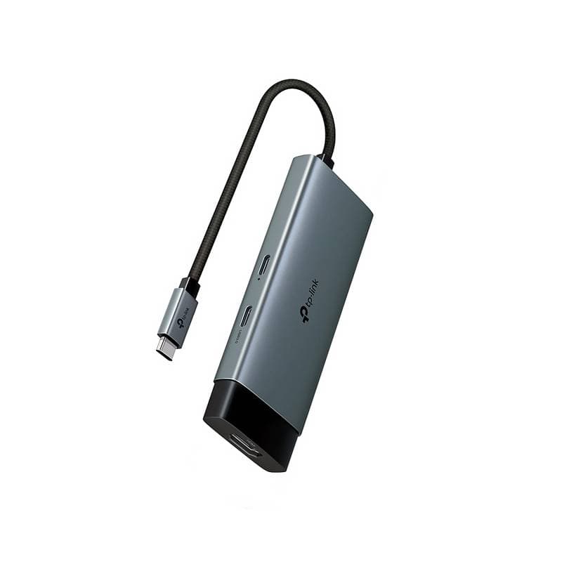 HUB TP-Link USB Tipo-C 5 in 1 con Puerto HDMI 4K 60Hz Carga Rapida 100W Silver - Imagen 1
