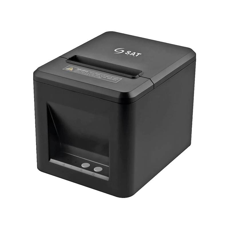 IMP. SAT DIRECT THERMAL Q22UE 256KB 64KB-RAM 80mm 230mm-s 203DPI 1D 2D USB ETHERNET BLACK - Imagen 1