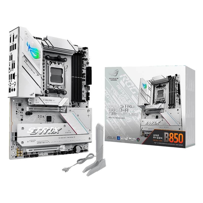 MBO ASUS ROG STRIX GAMING B850-A AM5 AMD Ryzen 9000 DDR5-8000Mhz WIFI BT DP HDMI 4M.2 PCIe 5.0 - Imagen 1