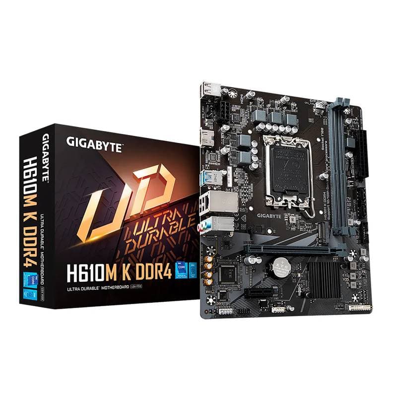 MBO GIGABYTE H610M K 13VA-12VA LGA1700 2XDDR4-3200 HDMI M.2 USB3.2 PCIE4.0 MATX - Imagen 1