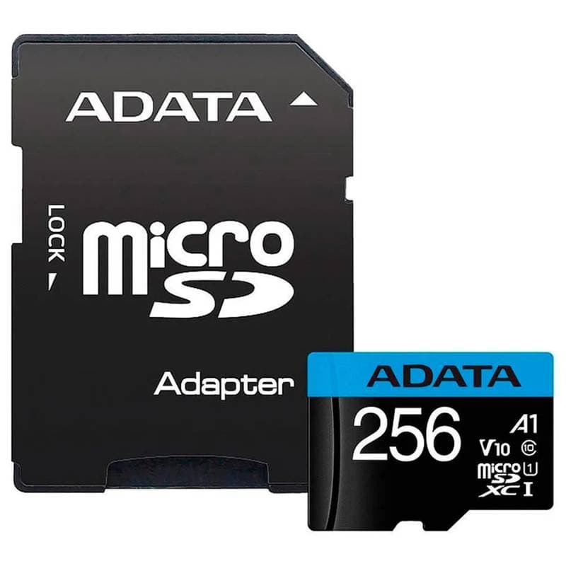 MICRO-SDHC ADATA 256GB WITH ADAPTER UHS-I CLASS 10 - Imagen 1