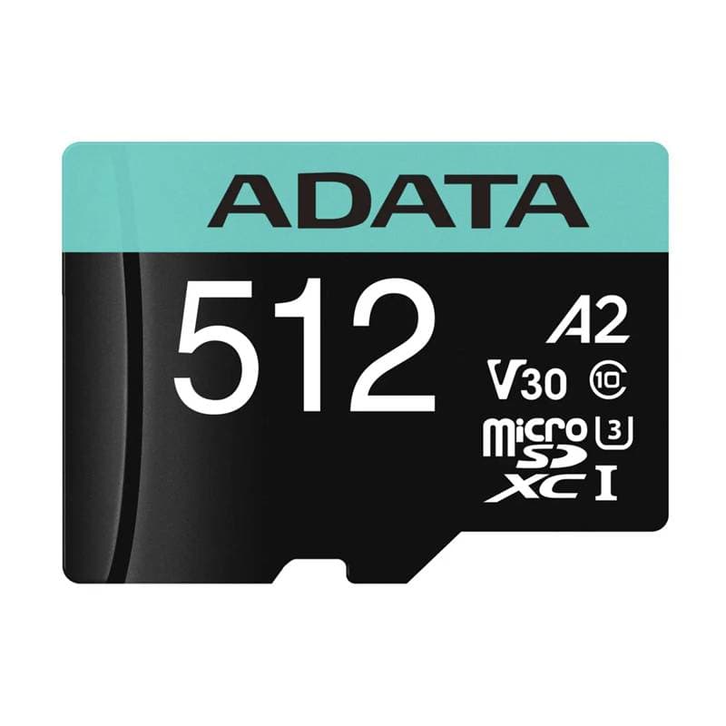 MICRO-SDXC ADATA 512GB PREMIER PRO WITH CLASE 10 WITH ADAPTER - Imagen 1