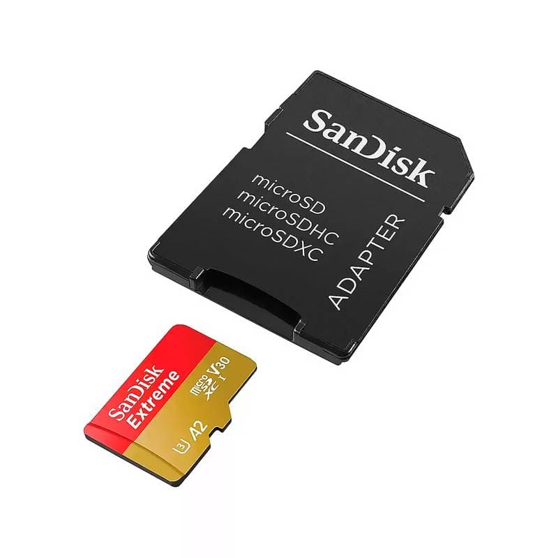 MEMORY SandDisk 128GB Extreme microSDXC UHS-I with Adapter - Imagen 1