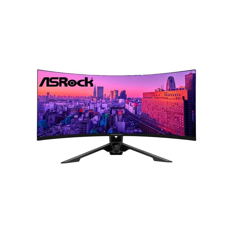 MONITOR ASROCK PG34QRT3A CURVED PHANTOM GAMING 34Inch 3440x1440-180Hz 2HDMI 2DP Black - Imagen 1