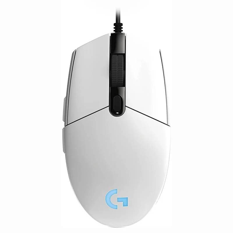 MOUSE LOGITECH GAMING G203 BLANCO ALAMBRICO RGB LIGHTSYNC G-HUB - Imagen 1