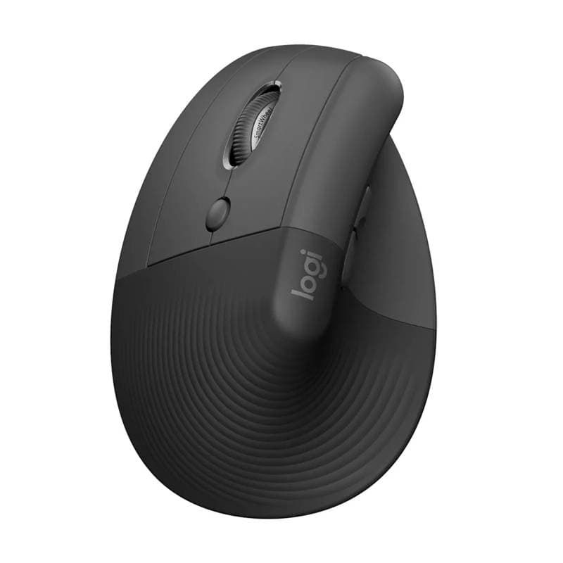 MOUSE LOGITECH LIFT LEFT VERTICAL ERGONOMIC ELEVADOR IZQUIIERO PARA ZURDOS BLACK - Imagen 1