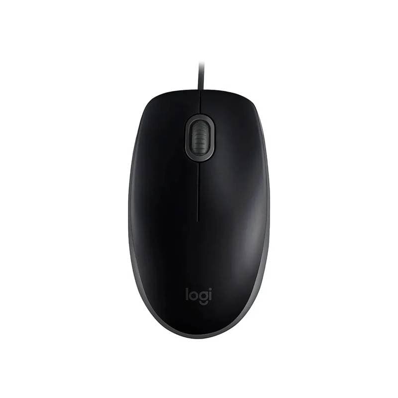MOUSE LOGITECH M110 WIRED BLACK - Imagen 1