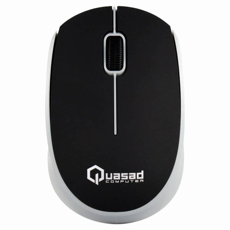 MOUSE QUASAD QM-610 WIRELESS GRIS - Imagen 1