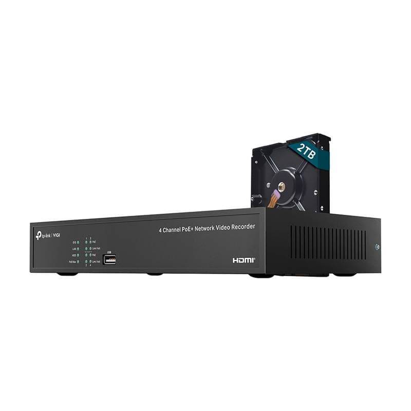 NVR TPLINK VIGI 4CANALES HDMI 4K BLACK - Imagen 1