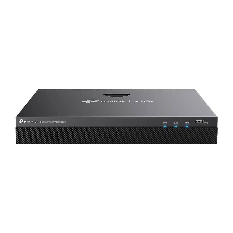 NVR TP-Link Vigi NVR2016H-16MP HDMI 4K PoE Plus 16Channel H.256 Plus 24-7 Supervision Remota - Imagen 1