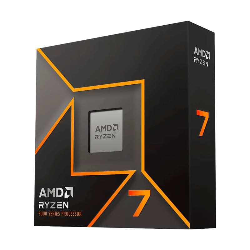 PROC. AMD AM5 RYZEN 7 9700X 3.8GHZ 8CORES 16HILOS 32MB CACHE 65W NO-COOLER - Imagen 1