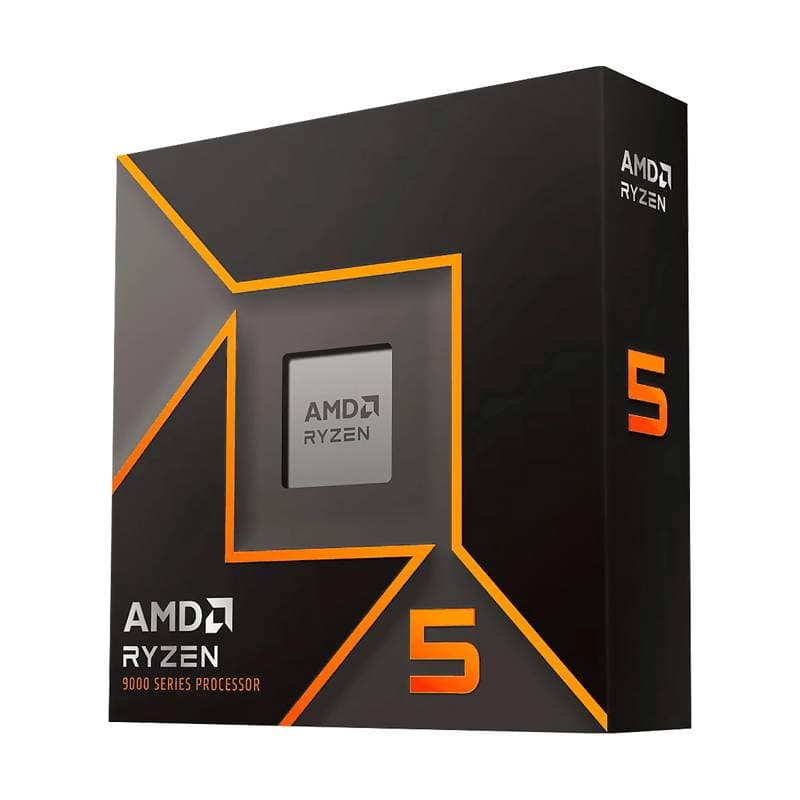 PROC. AMD AM5 RYZEN 5 9600X 3.9GHZ 6CORE 12HILOS 32MB CACHE 65W NO-COOLER - Imagen 1