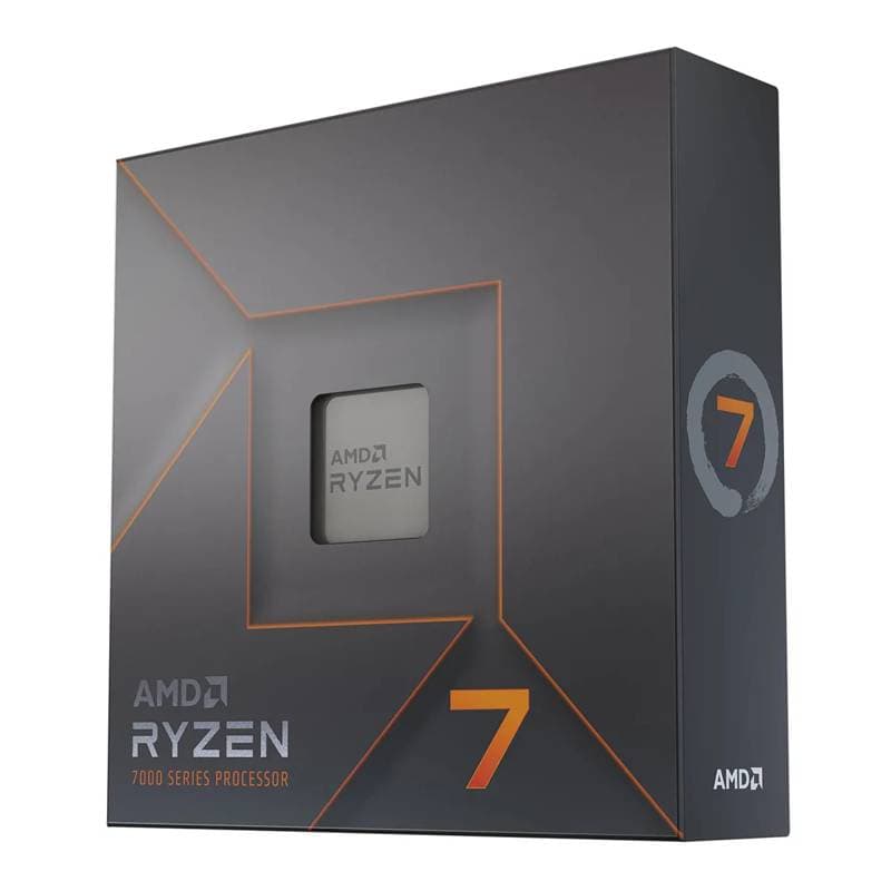 PROC. AMD AM5 RYZEN 7 7700X 4.7GHZ 8CORE 16HILOS 6MB CACHE 105W TSMC 5NM FINFET - Imagen 1