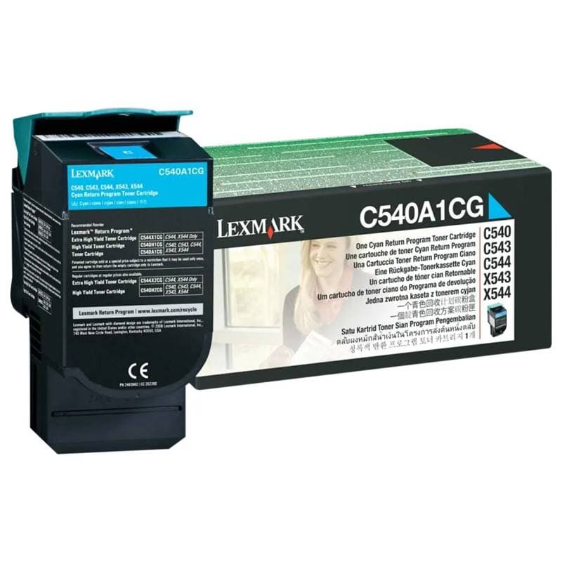 TONER CIAN 1K C540-543-544-546 | X543-544-546-548 - Imagen 1