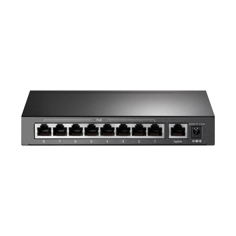 SWITCH TPLINK TL-SF1009P 9PORT 10-100MBPS DESKTOP POE Plus No-Administrable Negro - Imagen 1