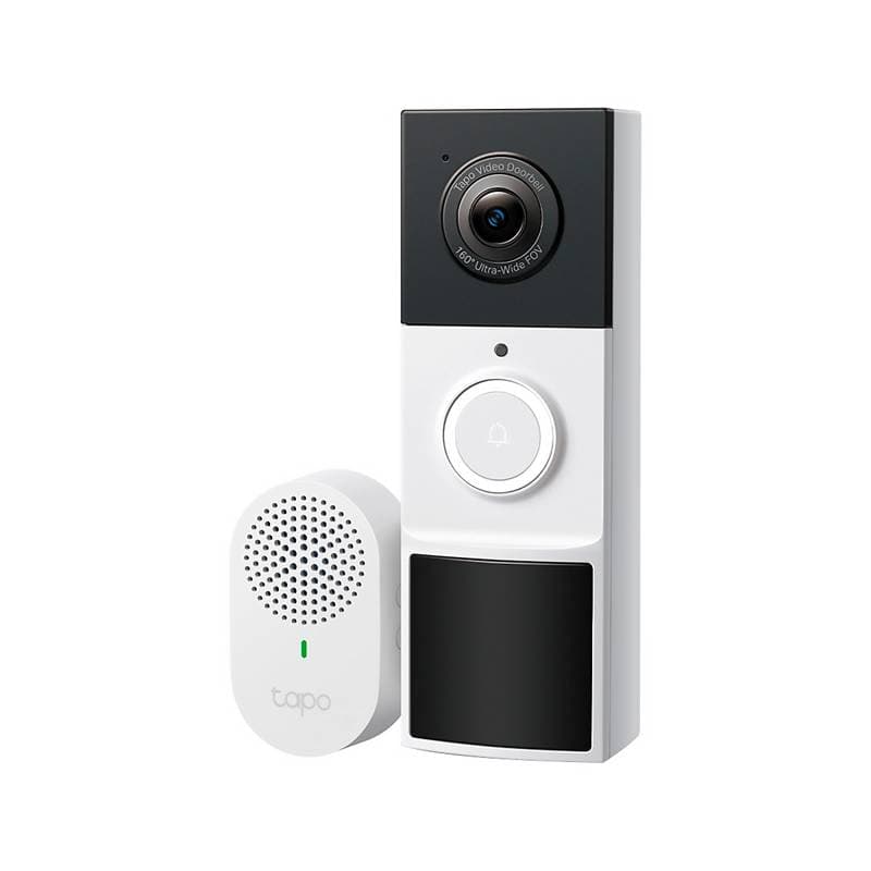 Timbre de Video TP-Link Doorbell Camara 6Meses Bateria 2K 160Grados Wide View Dos vias audio IP65 - Imagen 1